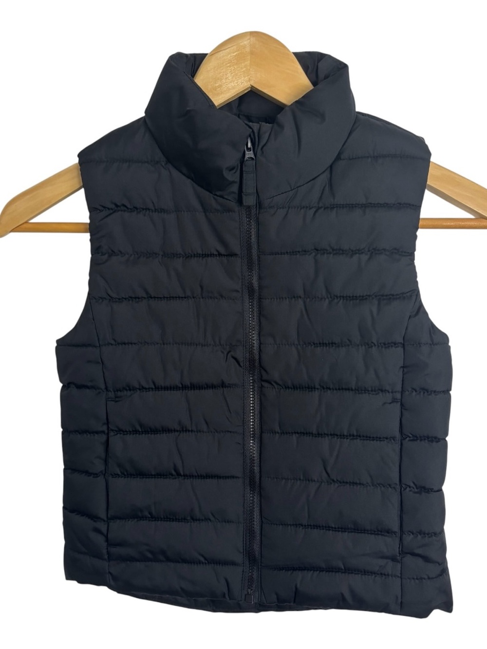 Old Navy Kids Black Puffer Vest Jacket Size S (6-7)